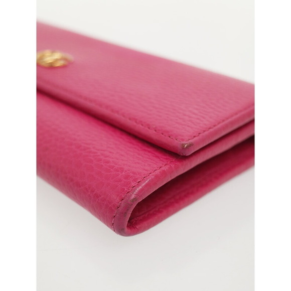 Gucci Marmont Leather Continental Wallet Bifold Long - Picture 4 of 9
